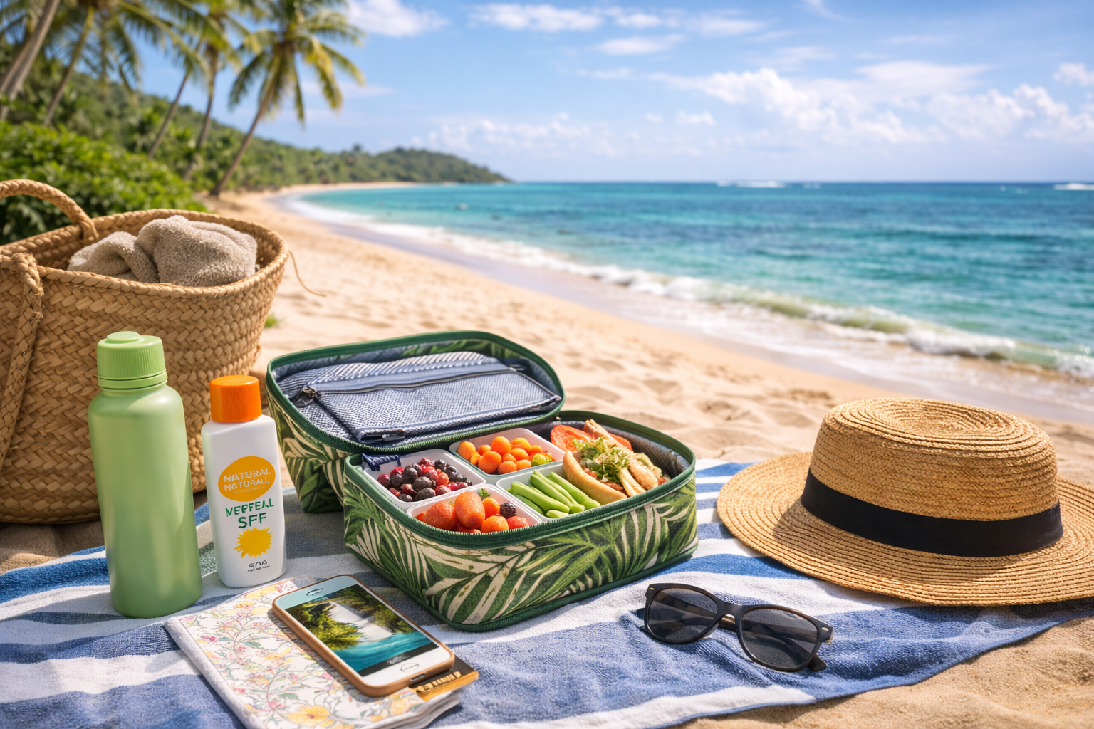 The Vegan Beach Day Kit for Puerto Rico (5 Things That Actually Matter)