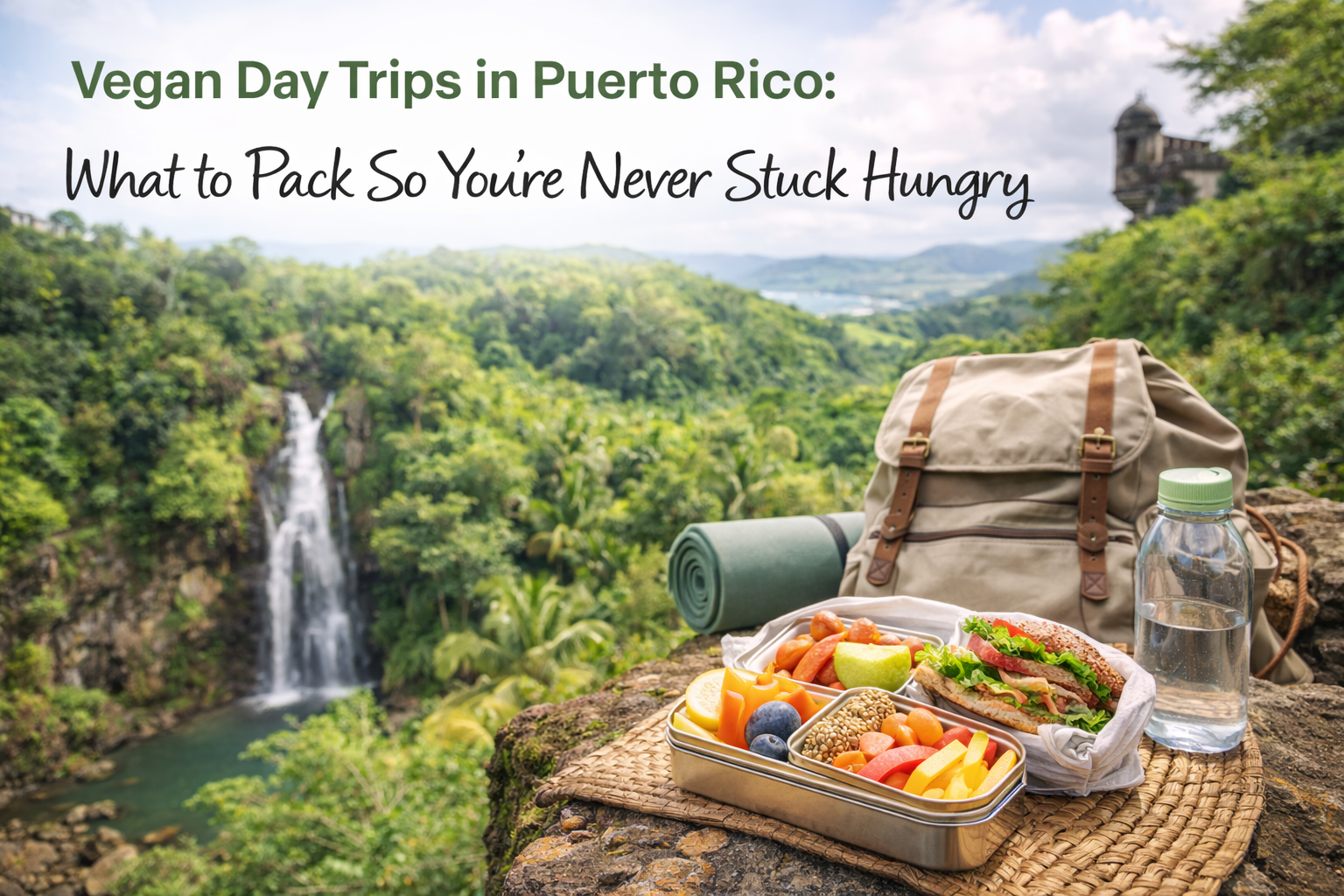 Vegan Day Trips in Puerto Rico: What to Pack So You’re Never Stuck Hungry