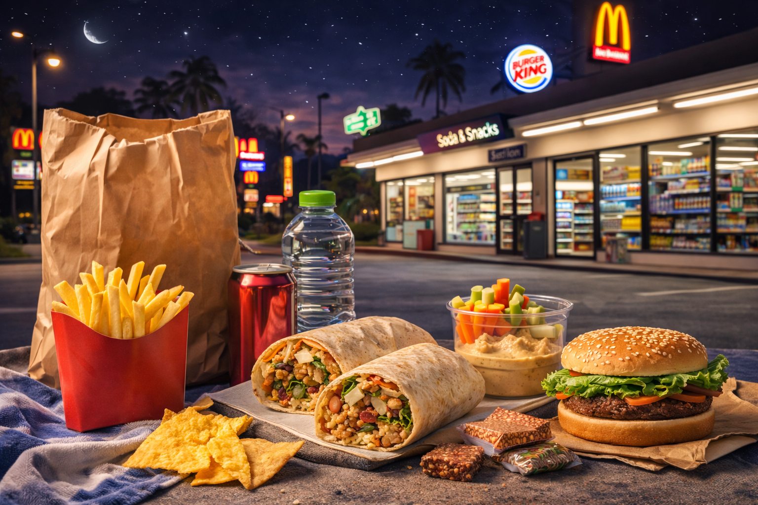Vegan-Friendly Fast Food & Convenience Stores in Puerto Rico (Late-Night Survival Guide)