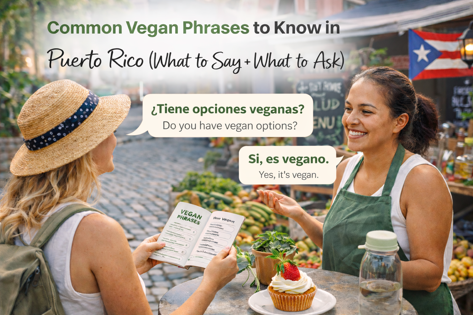 Common Vegan Phrases to Know in Puerto Rico (What to Say + What to Ask)